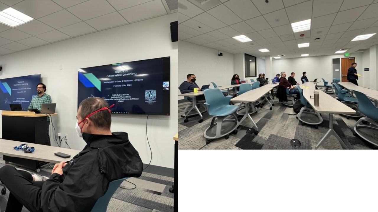 The first in-person MADDD seminar in 1025 PSEL