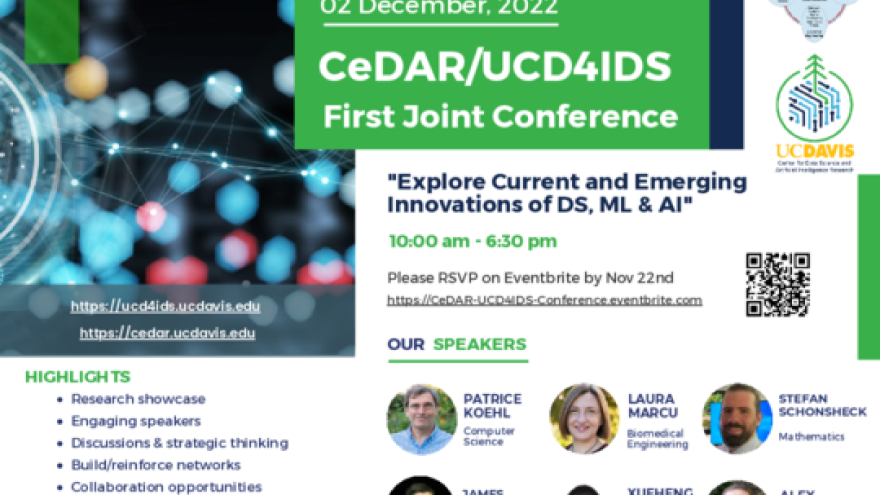 First Joint CeDAR/UCD4IDS Conference